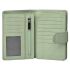 URBAN FOREST Arya Mint Green Leather Wallet for Women