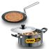 Hawkins Futura 2 Pieces Cookware Set 5 - Hard Anodised Tava and Stewpot with One Stainless Steel Lid, Black (ASET5)