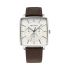 Titan Avant Garde Quartz Multifunction Silver Dial Leather Strap Watch for Men-NS90147SL01/NT90147SL01