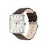 Titan Avant Garde Quartz Multifunction Silver Dial Leather Strap Watch for Men-NS90147SL01/NT90147SL01