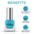 RENEE Mattitude Nail Paint- Azure Blu 10ml | Quick Drying, Matte Finish, Long Lasting, Chip resisting Formula with High coverage | Acetone & Paraben Free