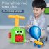 Cable World Balloon Launcher for Kids, Power Balloon Car Toy for Kids, Manual Balloon Pump Cars Toys for Boys Girls (Multi Color) set of 20 material Plastic;Acrylonitrile Butadiene Styrene