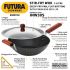 Hawkins Futura Stir-Fry Wok 3 Litre with SS Lid and Induction Compatible Base