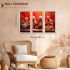 kotart - Painting for wall Decoration Frames |Traditional Indian Art Wall Décor Paintings | Indian Art Wall Décor Paintings For Home Décor Living Room Bedroom Set of 3 (10X19 INCH, B)