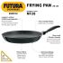Hawkins Futura 28 cm Frying Pan, Non Stick Fry Pan, Big Frying Pan, Black (NF28)