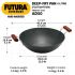 Hawkins Futura 5 Litre Deep Fry Pan, Hard Anodised Kadai, Flat Bottom Kadhai, Big Kadai, Black (AD50)