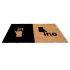 Onlymat Printed Door Mat (Black, Coir, 75 X 45 Cm)