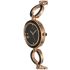 Titan Quartz Analog Black Dial Metal Strap Watch for Women-NR95036WM01