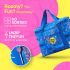 American Tourister Chupa Chups, 31L Volume Duffles with Individual Front Pocket & Water Bottle Pocket, for Men & Women - Blue Cola