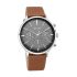 Titan Quartz Multifunction Blue Dial Leather Strap Watch for Men-NS90134SL01/NT90134SL01