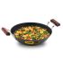 Hawkins Futura 2.5 Litre Deep Fry Pan, Non Stick Kadai, Flat Bottom Induction Kadhai, Black (IND25)