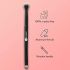 SUGAR Cosmetics - Blend Trend - 413 Flat + Round XL Dual Eyeshadow Brush (Flat and Extra Round Tip) - Synthetic Bristles and Wooden Handle