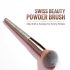 Swiss Beauty Compact Powder Brush, Silver
