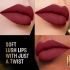 LAKMÉ Cushion Matte Lipstick Burgundy Bloom, Long Lasting Comfortable Velvet Matte Finish - Waterproof, Non Drying Creamy Matte Bullet Lipstick, 4.5G
