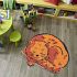 Onlymat Coir Cat Shaped Mat for Outdoor Entrance, Non-Slip Door Rectangular Rug with Heavy Duty PVC Backing, Perfect for Indoor-Outdoor Use, Multicolor, 23.63