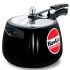 Hawkins 6.5 Litre Contura Black Pressure Cooker, Hard Anodised Inner Lid Cooker, Handi Cooker, Black (Cb65), 6.5 Liter