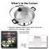 Hawkins 3 Litre Cook n Serve Casserole, Stainless Steel, SSCB30G