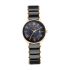 Titan Quartz Analog with Date Black Dial Stainless Steel & Ceramic Strap Watch for Women-NS95016WD01/NT95016WD01