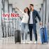 American Tourister Polycarbonate(PC) Ivy Nxt 79Cm Medium Hardside 4 Spinner Wheel Check-in Suitcase with Multi-Stage Telescopic Trolley and Mounted Tsa Lock for Women&Men - Black