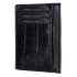 URBAN FOREST Chris Black Leather Card Holder for Men