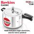 Hawkins Aluminium 8 Litre Classic Pressure Cooker, Tall Design Inner Lid Cooker, Big Cooker, Silver (Cl8T)