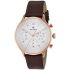 Titan Quartz Multifunction White Dial Leather Strap Watch for Men-NS90102WL01/NT90102WL01