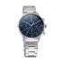 Titan Quartz Multifunction Blue Dial Stainless Steel Strap Watch for Men-NS90102SM01/NT90102SM01