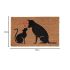 Onlymat Natural Coir Art Printed Doormat - 29.25