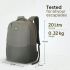 American Tourister New Bounce Style 01, 27L Volume College Backpack with Front Organizer and Spacious Interiors for Men & Women - Olive