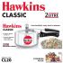 Hawkins Classic Aluminum Pressure Cookers, 2 Litre, Silver