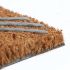 Onlymat Retro Criss Cross Flock Natural Coir Door Mat - (45 cm x 75 cm, Beige)
