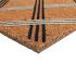 Onlymat Retro Criss Cross Flock Natural Coir Door Mat - (45 cm x 75 cm, Beige)