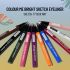 Swiss Beauty Colour Me Bright Matte finish Sketch Eyeliner with soft pen tip applicator | Quick Drying | Waterproof, smudge-proof eyeliner | Shade - Pink Crush, 0.7ml
