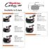 Hawkins 1.5 Litre Contura Black XT Pressure Cooker, Hard Anodised Inner Lid Cooker, Small Induction Cooker, Extra Thick Handi Cooker, Black (CXT15)