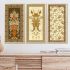 kotart - Painting for wall Hanging |Traditional Indian Art Pichwai Wall Décor Paintings | Indian Art Pichwai Wall Décor Paintings For Home Décor Living Room Bedroom Set of 3 (10X19 INCH, D)