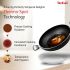 Tefal Day by Day Non Stick Deep Frypan, Smart Thermo Signal Temperature Indicator Technology, Titanium Coating, Black, 24cm,2100112995
