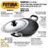 Hawkins Futura Non Stick Fry Pan 26cm, and Kadhai Deep-Fry Pan, 2.5 Litre with lid, Set of 2
