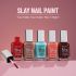 Swiss Beauty Slay Nail Color | Glossy Finish, Long Lasting Nail Paint| Chip resistant, Quick drying Nail Polish | Shade- Deep Pink, 13ml