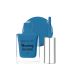 Swiss Beauty Stunning Nail Lacquer | Chip Resistant, Quick drying nail paint | Highly Pigmented with high shine Nail polish | Shade - Denim Blue, 10gm