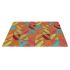 Onlymat Coir Doormat for Entrance, Non Slip Door Rectangular Rug with Heavy Duty PVC Backing, Perfect for Indoor-Outdoor Use with Abstract Design Print, Multicolor, 29.53