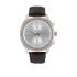 Titan Quartz Multifunction Silver Dial Leather Strap Watch for Men-NS1733KL02/NT1733KL02