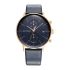 Titan Infinity Display Blue Dial Chronograph Leather Strap Watch for Men-NS90146WL01/NT90146WL01