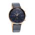 Titan Infinity Display Blue Dial Chronograph Leather Strap Watch for Men-NS90146WL01/NT90146WL01