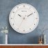 Titan Contemporary Wall Clock with Domed Glass and Silent Sweep - Analog, 27 Cm, 3.81 Cm, White