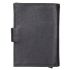 URBAN FOREST Leather Drake Black Metal Card Holder Wallet For Men