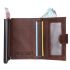 URBAN FOREST Leather Drake Brown Metal Card Holder Wallet For Men