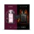 RENEE x VILLAIN Him & Her Premium Eau De Parfum Gift Set 50 ml + 100 ml| Long Lasting Luxurious Perfume Combo for Men & Women| Scent for All Occasions