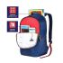 Lavie Sport Elnido 24L Polyester Casual Backpack (Navy Blue)