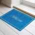 Onlymat Welcome Printed (Light Blue) Anti-Slip Rectangular Doormat Entryway Rug for Outdoor Entrance Home Multipurpose Mats Floor Door Hall Drawing Room Living Room (75cm x 45cm)