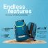 American Tourister Bowie The Outdoor Backpack In Teal - 35 Litre Capacity, 17